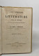 Cours élémentaire De Littérature Style Et Poétique à L'usage Des élèves De Seconde - Non Classés