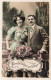 COUPLE - Bienheureux Souvent - Couple Sur La Terrasse - Colorisé - Carte Postale Ancienne - Couples