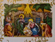 Découpi Crèche De Noël Sur Papier à Lettre Vierge 1920-1930 - Motif 'Noel'