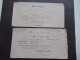 AD Preußen 1853 Und 1854 Quittung / Einzahlung / Gemeinde Rathsleben / Osterburg Altmark - Lettres & Documents