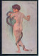 19409 S. Meunier - La Femme Et Le Serpent - Serie 64 N° 4 - Erotisme - Femme Nue De Dos - Meunier, S.