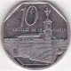 CUBA - 1994 - 10 Centavos - KM 576.1 (medal Alignment) - CASTILLO DE LA FUERZA - UNC - Cuba