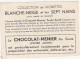 Ancienne Image / Chromo / CHOCOLAT MENIER / BLANCHE-NEIGE Et Les SEPT NAINS / N°86 - Menier