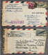 Etats-Unis 2 Enveloppes Avec Censure 1942 - (B2027) - Storia Postale