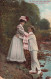 COUPLE - Für Dich Mein Herz Mein Sinn - Couple Près D'une Rivière - Colorisé - Carte Postale Ancienne - Couples