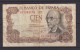 SPAIN - 1970 100 Pesetas Circulated Banknote As Scans - [ 4] 1975-… : Juan Carlos I