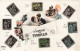 TIMBRES  - Le Secret Des Timbres - Colorisé - Carte Postale Ancienne - Briefmarken (Abbildungen)