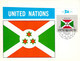 UNITED NATION CARTE MAXIMUM   DRAPEAU FLAG - BURUNDI - Sonstige & Ohne Zuordnung