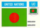 UNITED NATION CARTE MAXIMUM   DRAPEAU FLAG - BANGLADESH - Andere & Zonder Classificatie