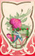 FLEURS PLANTES ARBRES - Une Fleur Dans Un Vase - Colorisé - Carte Postale Ancienne - Fleurs