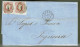 Portugal, 1865, # 16, Lisboa-Figueira - Storia Postale