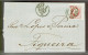 Portugal, 1864, # 16, Lisboa-Figueira - Cartas & Documentos