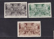 1945 España - Barcelona - Edifil 69s/71s - Cese Del Recargo - MNH Sin Goma - Valor 60 € - Barcelona