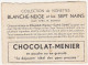Ancienne Image / Chromo / CHOCOLAT MENIER / BLANCHE-NEIGE Et Les SEPT NAINS / N°130 - Menier
