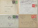 LOT DE 24 LETTRES AFFRANCHIES  TYPE MERCURE N° 682- 685-687-688--684 - LETTRES PUB + CACHETS DIVERS -1945 -COTE + De 90€ - Oblitérations Mécaniques (Autres)