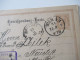 Österreich 1897 Ganzsachen Türbogenmuster 3 Stück Nach Neustift Bei Olmütz Gesendet Mit Ank. Stempel! - Briefkaarten