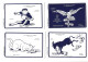 Les Animaux De Gibbs Série De 12 Cartes Postales ( 1 à 12 ) + 20 Cartes Dos Pub Benjamin Rabier Jacques Nam O'Galo... - Advertising