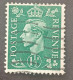 ENGLAND BRITISH 1955 KING GEORGE VI CAT UNIF N 299R WMK 21 ERROR INVERTED - Usati