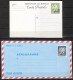 MONACO Lot De 9 Entiers Postaux - CP 34,35,36,37(2),38 - Env 322, 323 - Aérogramme 506 - Postal Stationery