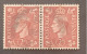 ENGLAND BRITISH 1937 KING GEORGE VI CAT UNIF N 253R WMK 18 ERROR INVERTED - Used Stamps