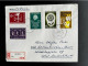 NETHERLANDS 1964 REGISTERED LETTER GELEEN TO GELSENKIRCHEN 16-12-1964 NEDERLAND AANGETEKEND - Covers & Documents