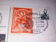 BUSTA PRIMO GIORNO CON FRANCOBOLLO UMBERTO NOBILE SPEDIZIONE POLARE 1928 SU BUSTA PRIMO GIORNO 1989 - Revenue Stamps