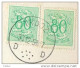 _N796: Nieuwjaarskaart: N°857+857: D TROOZ D >  Ayeneux  Fléron - 1951-1975 Heraldic Lion