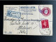 GREAT BRITAIN 1937 REGISTERED LETTER LONDON TO MILAN 14-06-1937 GROOT BRITTANNIE - Storia Postale