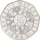 Autriche, 5 Euro, Tyrolean Resistance, 2009, Vienna, SPL, Argent, KM:3177 - Oostenrijk