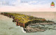 43110029 Helgoland Aus Der Vogelperspektive Illustration Kuenstlerkarte Helgolan - Helgoland