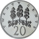 Jamaïque, 20 Cents, 1976, Franklin Mint, Proof, FDC, Du Cupronickel, KM:55 - Jamaica