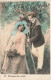 COUPLE - Monsieur Les Ceuille - Un Couple Ceuillant Des Cerises - Echelle - Carte Postale Ancienne - Couples