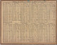 Ancien Calendrier Almanach Des Postes Et  Télégraphes 1909 Bretagne Recensement Des Chevaux - Small : 1901-20