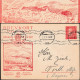 Suède 1929. Entier Postal Officiel Pour L'étranger. Abisko, Laponie. Erreur, Lapponie. Montagne, Minerais De Fer - Fehldrucke