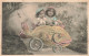 FANTAISIES - Des Enfants Dans Un Char En Forme De Poisson - Colorisé - Carte Postale Ancienne - Autres & Non Classés