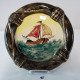 C160 Assiette Souvenir - Bredene - Faiencerie Becquet - Quaregnon - Bateau - Béquet (BEL)