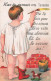 ILLUSTRATEUR - N'as Tu Jamais Vu - Un Enfant Peignant Sur Le Mur - Colorisé - Carte Postale Ancienne - Sonstige & Ohne Zuordnung