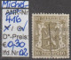 1936 - BELGIEN - FM/DM "Staatswappen" 10 C Olivbraun - O Gestempelt - S.Scan (416o 01-05 Be) - 1929-1937 Heraldischer Löwe