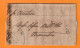 1852 - Folded SHIP LETTER From CALCUTTA (Kolkata), Inde To MAURITIUS - Arrival Stamp - ...-1852 Préphilatélie