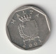 MALTA 2001: 5 Cents, KM 95 - Malte