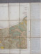 Delcampe - CALVADOS 14 - BAUDRY ET Cie ÉDITEUR Carte Géologique Ancienne Colorisée Sur Toile De La Région De CAEN - Cartes Topographiques
