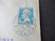 Frankreich 1920er Jahre Bläulicher Stempel Uckange (Moselle) Umschlag Forges & Acieries De Nord & Lorraine Uckange - Briefe U. Dokumente