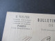 Frankreich 1900 Sage Paris - Leipzig Bücherzettel / Bulletin De Commande De Librairie H. Welter Librairie Universitaire - 1898-1900 Sage (Tipo III)