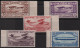 Ägypten 1933:  MichelNr.: 186 Bis 190, Gestempelt | Luftfahrt, Flugzeuge, Zeppelin - Unused Stamps