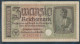 Dt. Besetzung Im 2. Weltkrieg Rosenbg: 554a Gebraucht (III) 1940 20 Reichsmark (10288367 - 20 Reichsmark