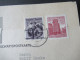 Österreich 1960 Geschäftspostkarte Inkassodienst Gerhard Kronstorfer Wien / Aufkleber Wiener Internationale Messe - Storia Postale