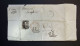 België - Belgique Lettre  -  Epaulettes N° 3A - 10c Margé Barres 101 -  Rochefort - Wellin - 1852 - 1849-1850 Medallions (3/5)
