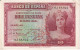 BILLETE DE 10 PESETAS DEL AÑO 1935 SIN SERIE CALIDAD EBC (XF) CERTIFICADO DE PLATA - 10 Pesetas