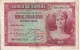 BILLETE DE 10 PESETAS DEL AÑO 1935 SERIE B - CERTIFICADO DE PLATA - 10 Peseten