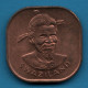 SWAZILAND 2 CENTS 1975 KM# 22 Msawati III FAO - Swaziland